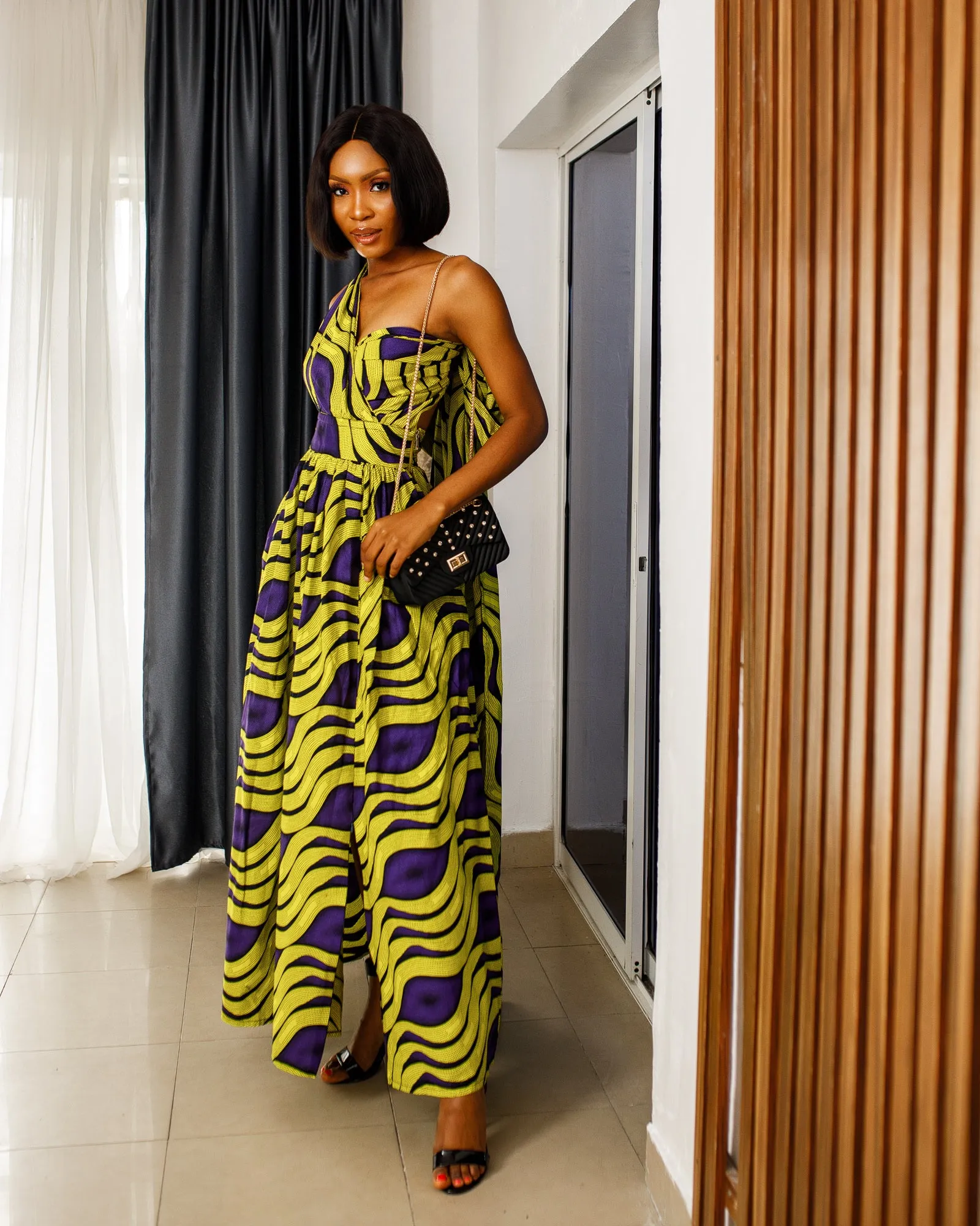 African Print Folami Infinity Dress