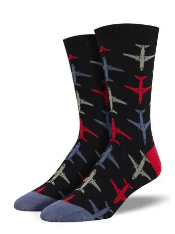 Airplane Bamboo Socks