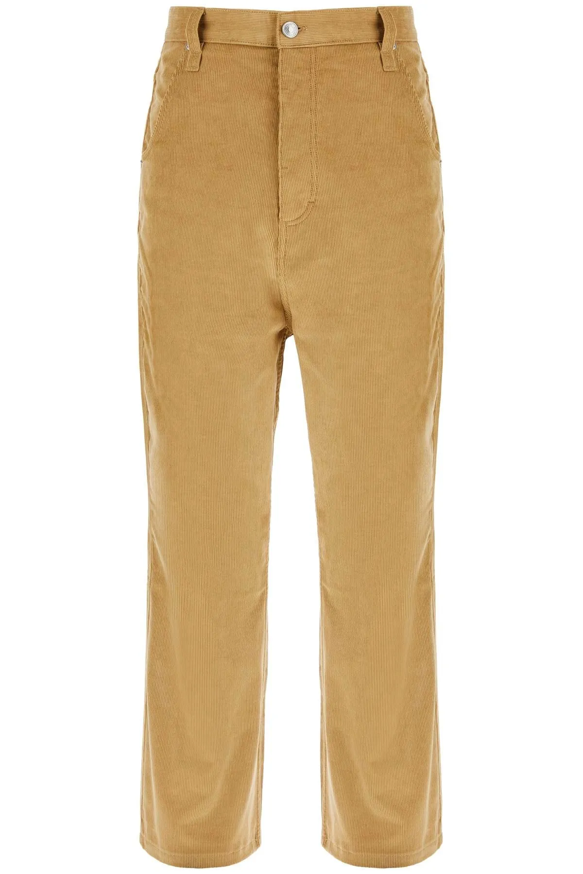 AMI ALEXANDRE MATIUSSI baggy corduroy pants with rib