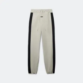 Athletics Suede Fleece Stripe Pant - Sesame