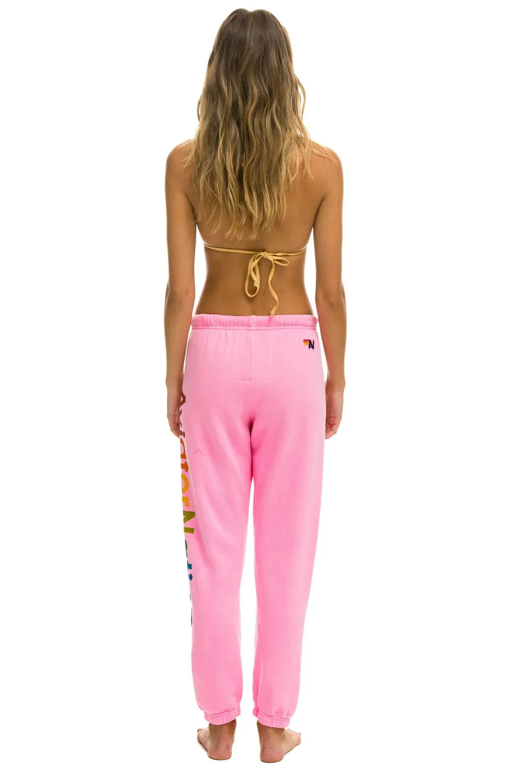 AVIATOR NATION MILL VALLEY SWEATPANTS - NEON PINK