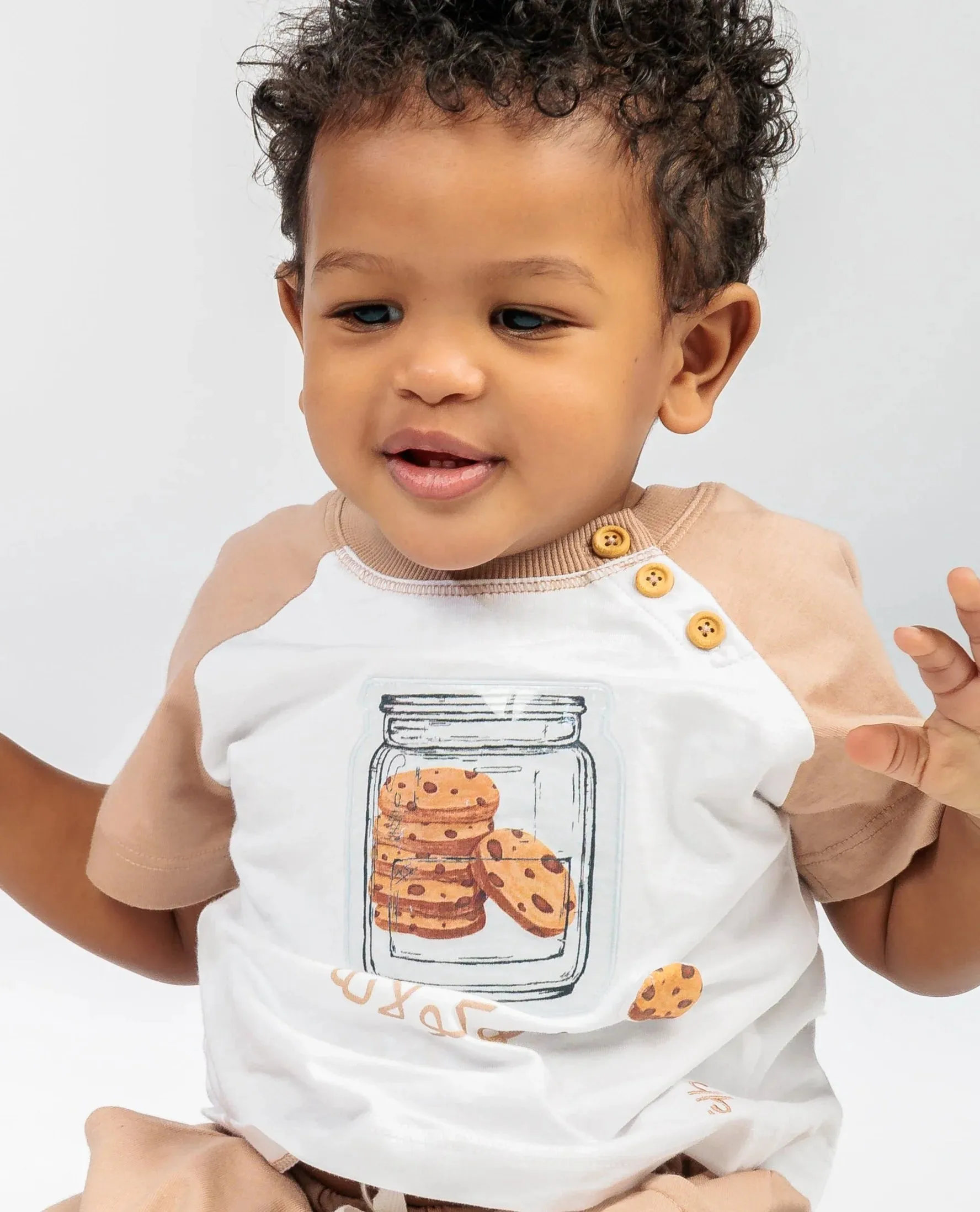 Baby Boy T-Shirt with Cookie