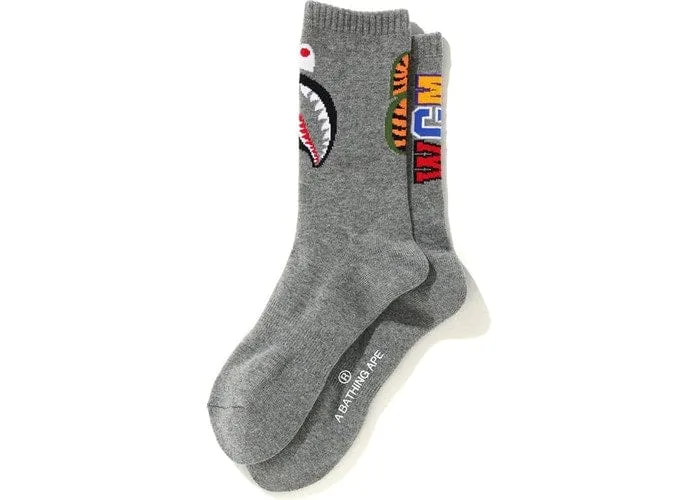 BAPE WGM GREY SOCKS