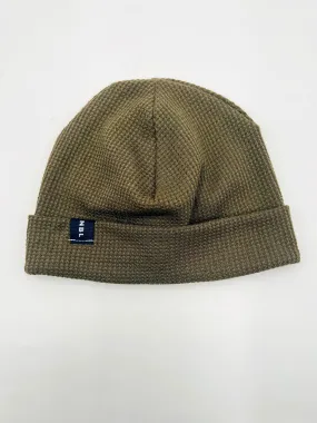 Beanie Hat (Green Waffle)