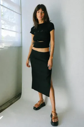 Black Mikoji Skirt