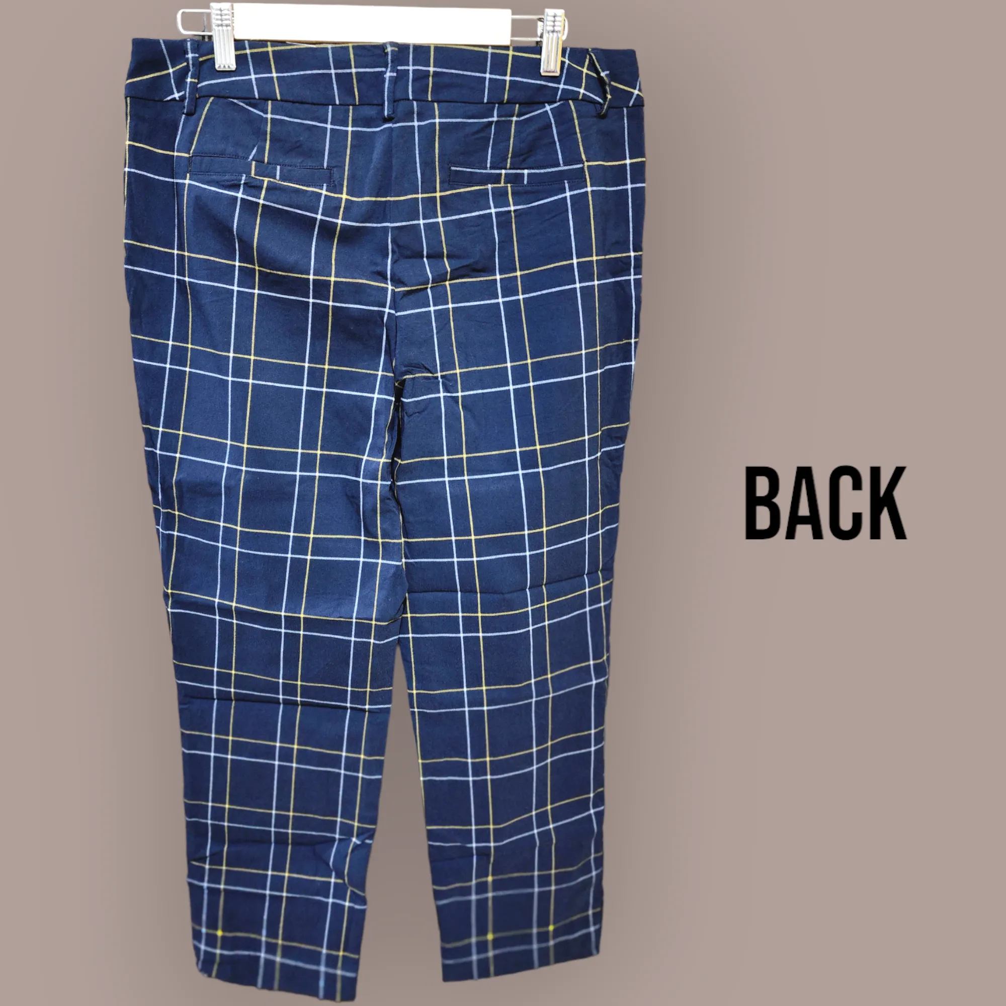 Blue HW Checks Pants