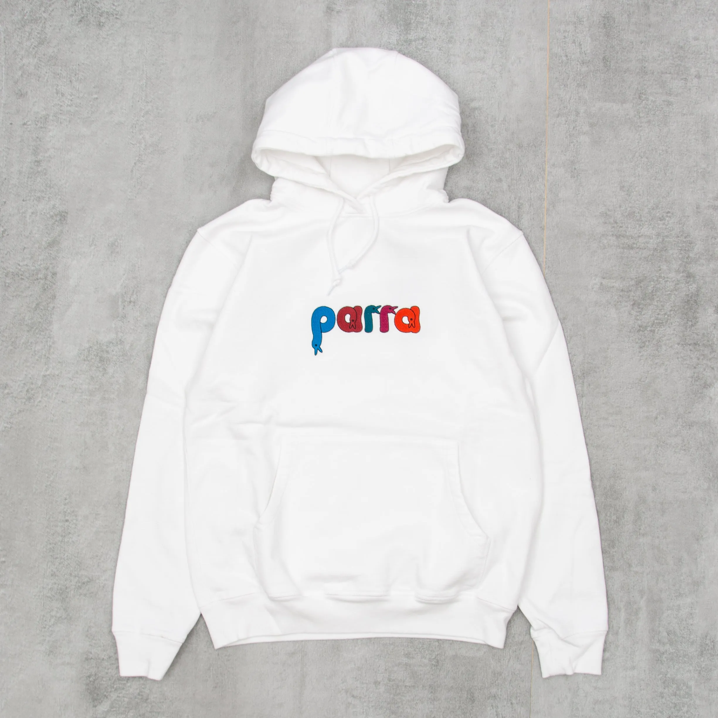 By Parra Bird Face Hoodie - White