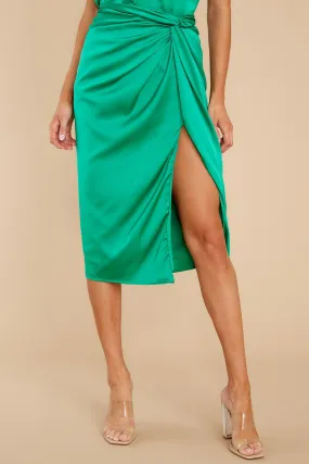 Camera Ready Green Skirt