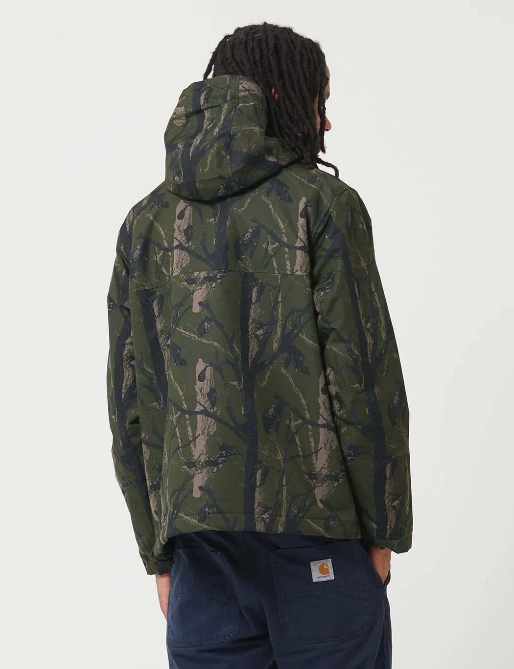 Carhartt-WIP Nimbus Half-Zip Jacket (Fleece Lined) - Camo Tree Green