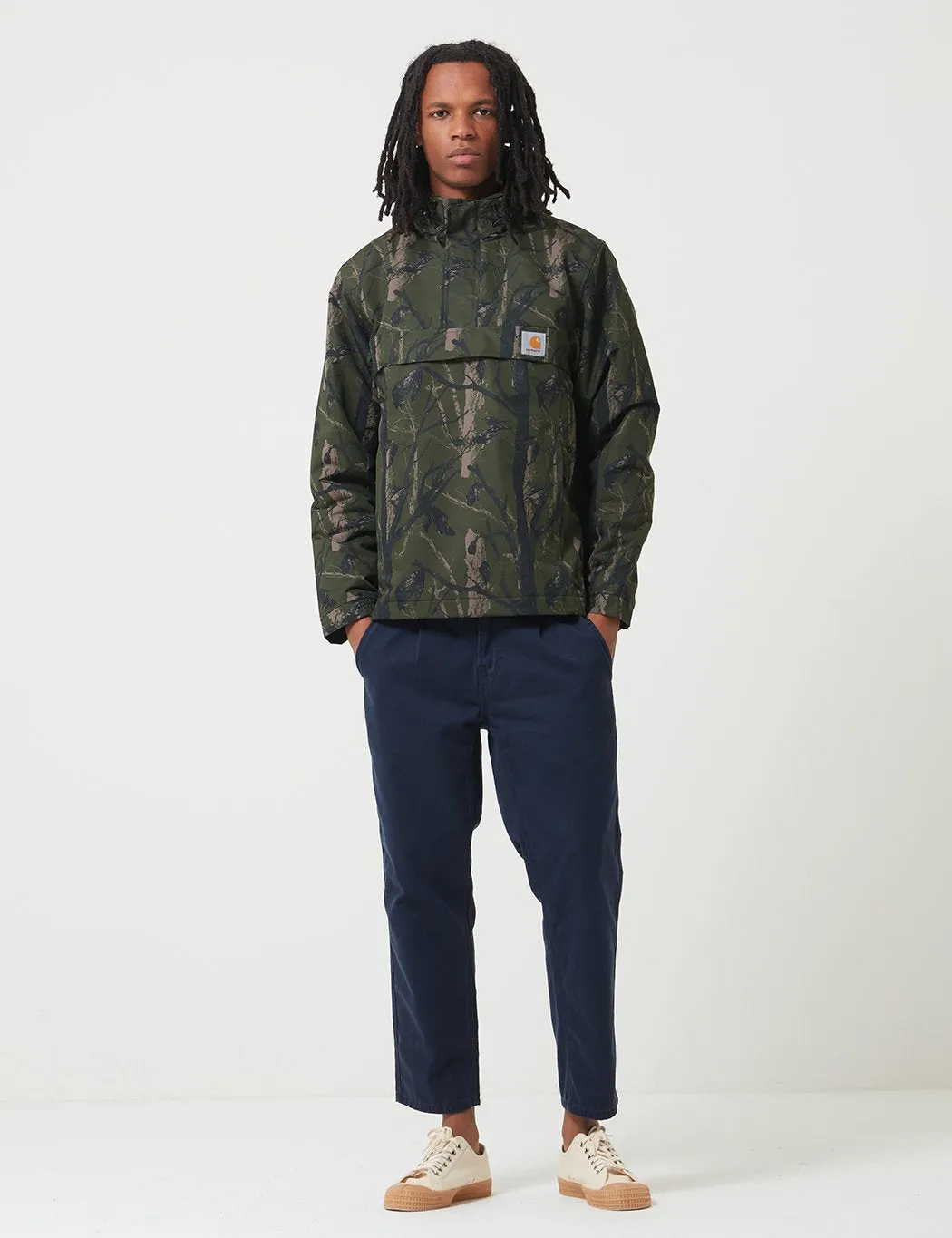 Carhartt-WIP Nimbus Half-Zip Jacket (Fleece Lined) - Camo Tree Green