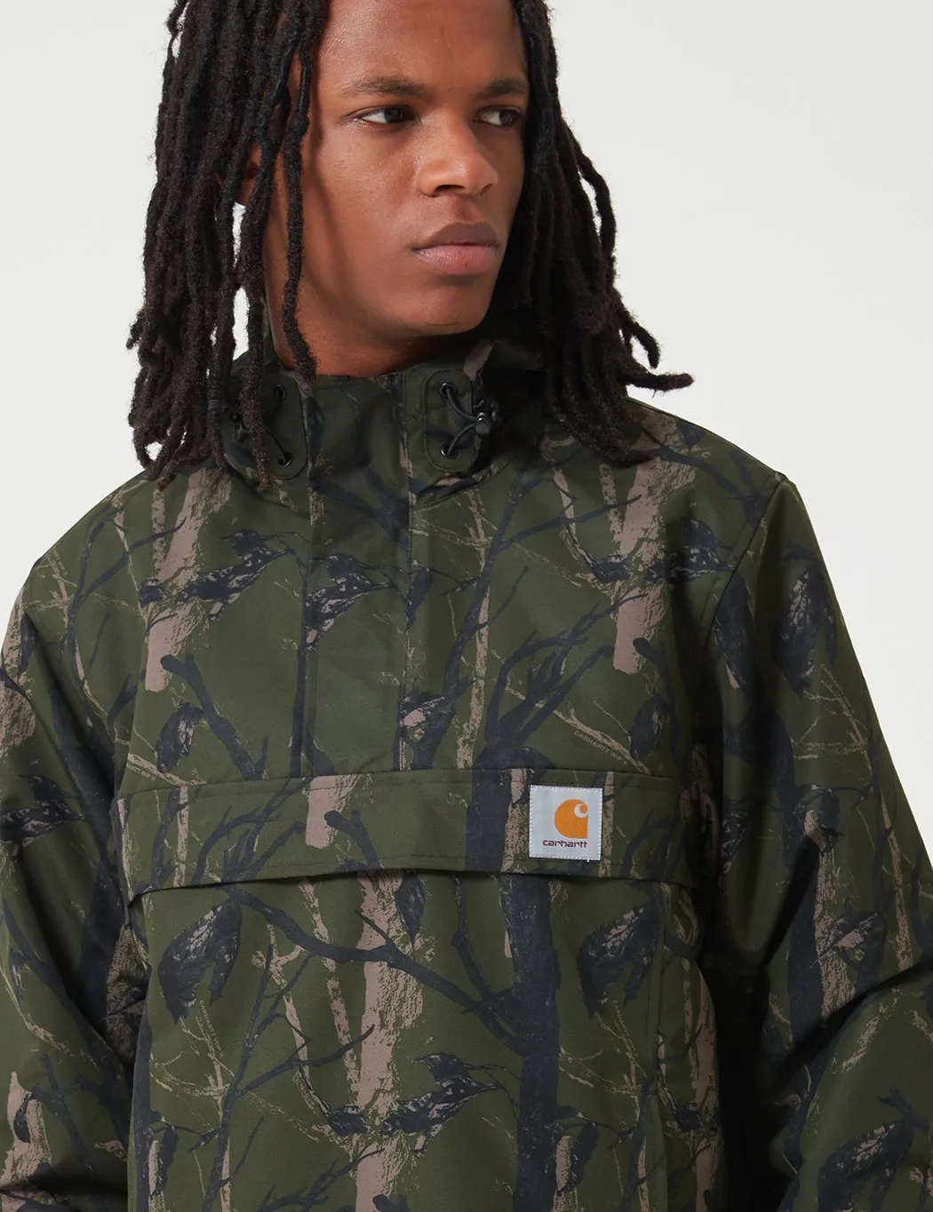 Carhartt-WIP Nimbus Half-Zip Jacket (Fleece Lined) - Camo Tree Green