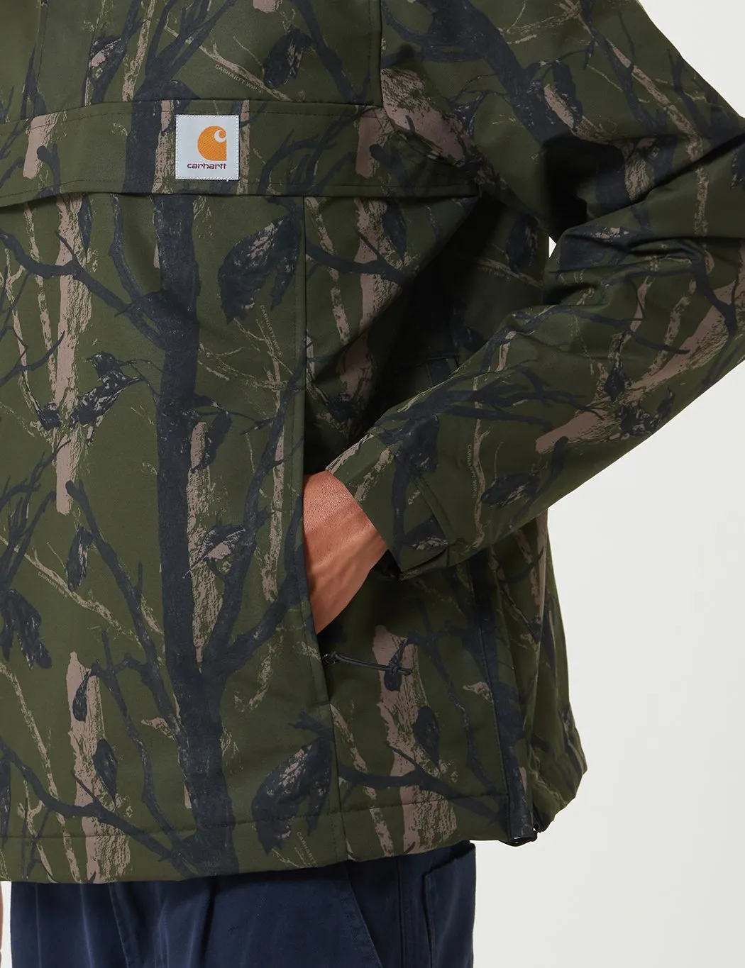 Carhartt-WIP Nimbus Half-Zip Jacket (Fleece Lined) - Camo Tree Green