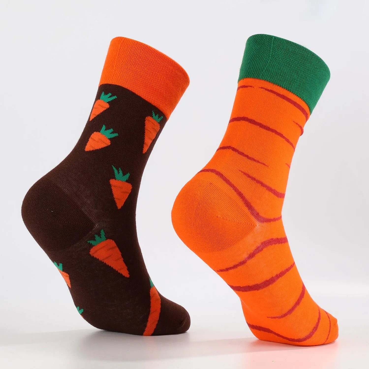 Carrot Stripes Socks