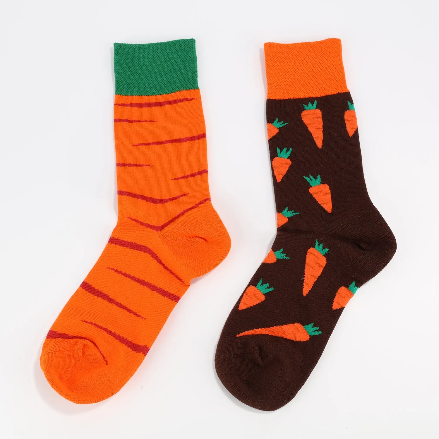 Carrot Stripes Socks