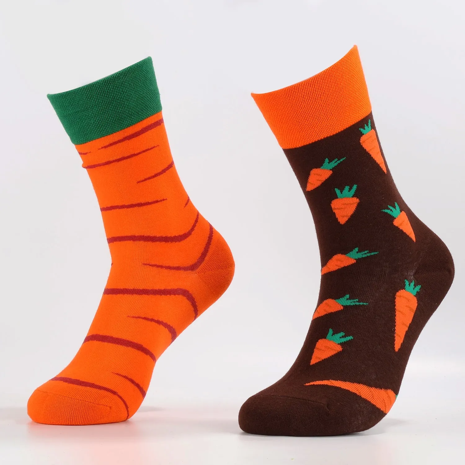 Carrot Stripes Socks