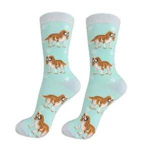 Cavalier King Charles Socks-Full Body