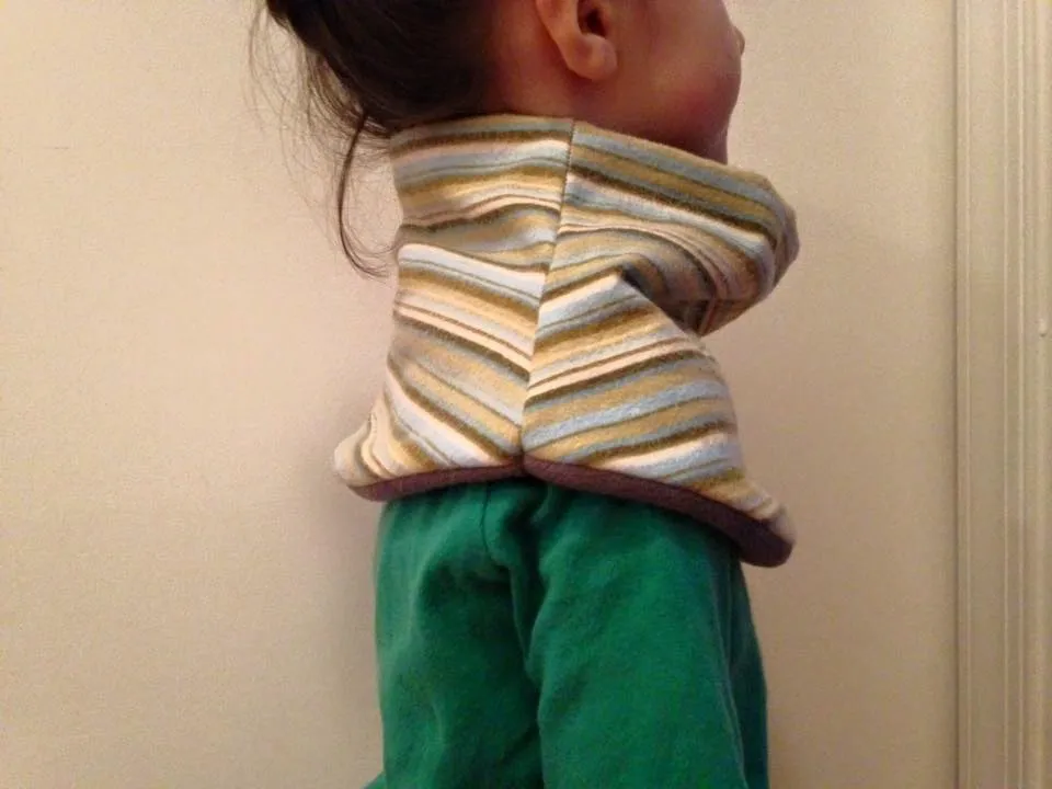 Child's Handmade Neck Warmer Transportation Modes