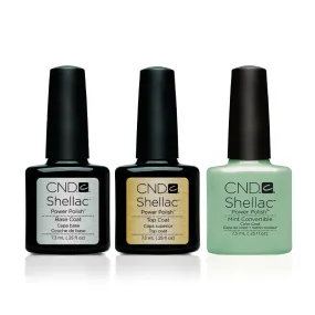 CND - Shellac Combo - Base, Top & Mint Convertible