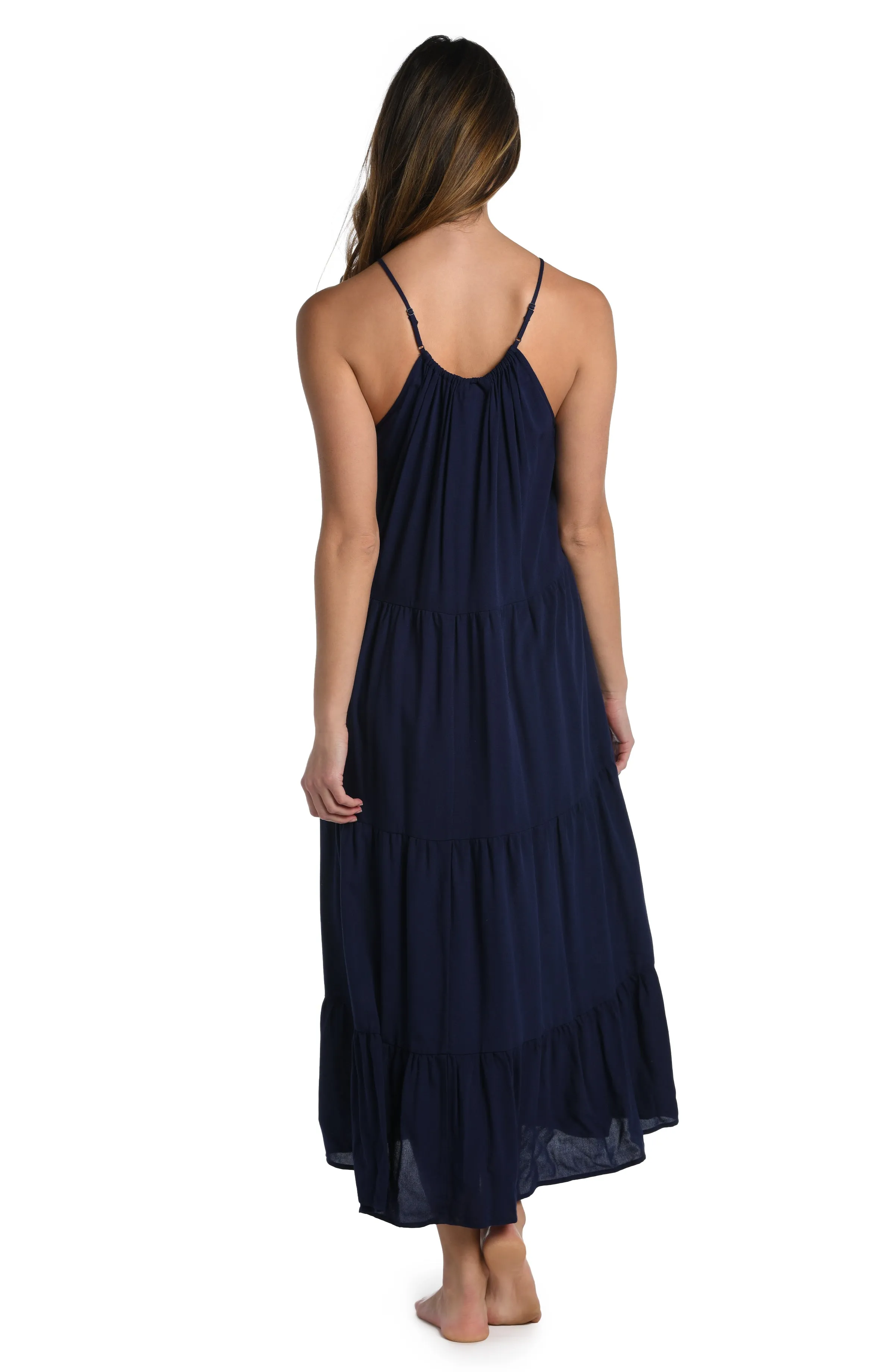 Coastal Covers Halter Midi Dress