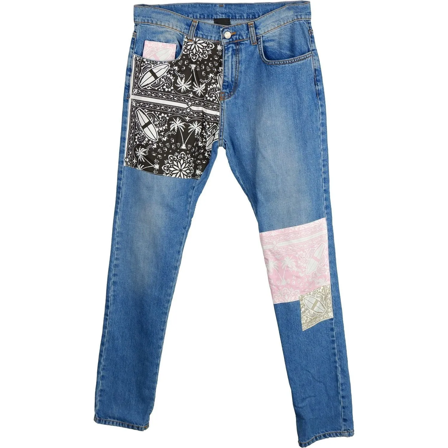 Comme Des Fuckdown Blue Cotton Men's Jean