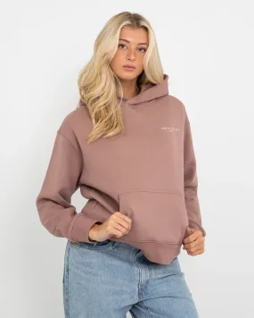 Cornwall Arch Hoodie in Hazy Pink