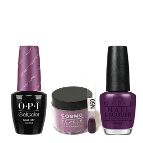 Cosmo 3in1 Dipping Powder   Gel Polish   Nail Lacquer (Matching OPI), 2oz, CN50