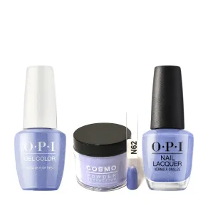 Cosmo 3in1 Dipping Powder   Gel Polish   Nail Lacquer (Matching OPI), 2oz, CN62