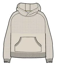 Cove Recycled Knitted Hoodie - Off White