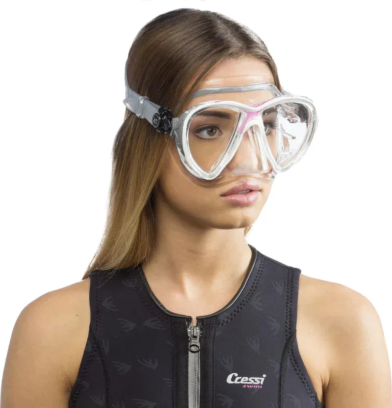 Cressi Big Eyes Evolution Crystal Prescription Mask