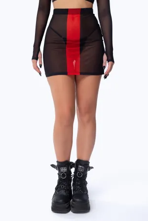 Crucifix Mesh Skirt