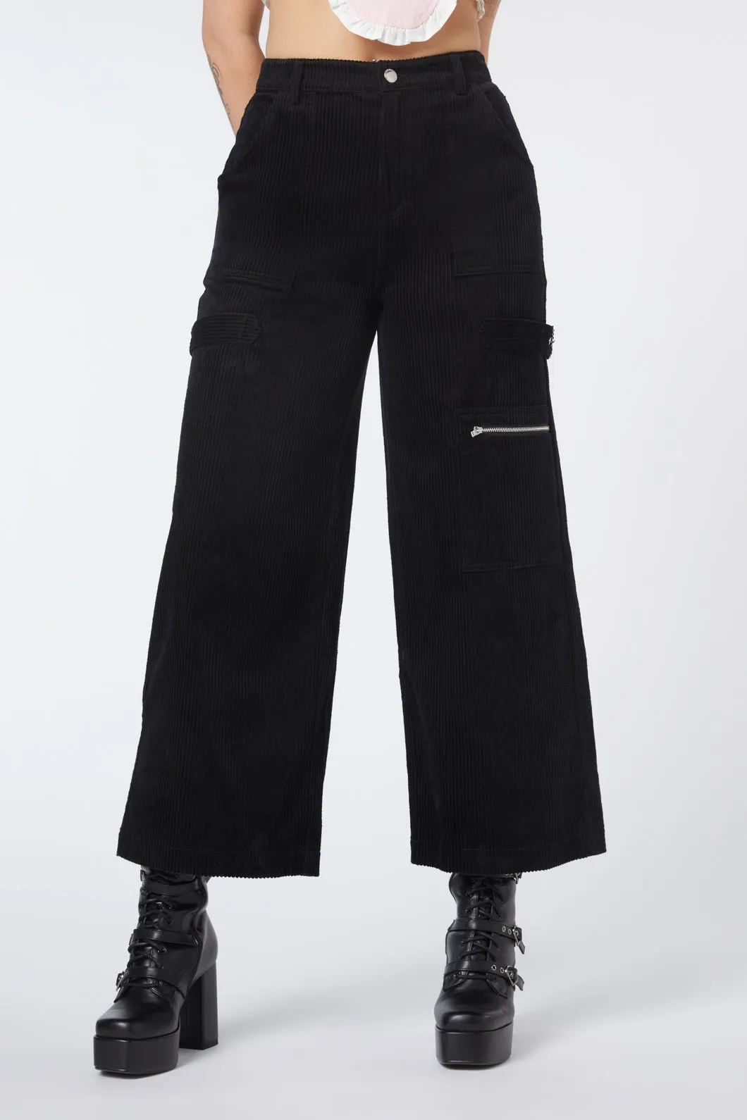 Dolly Cord Wide Leg Cargo