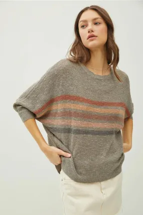 Dolman Striped Sweater