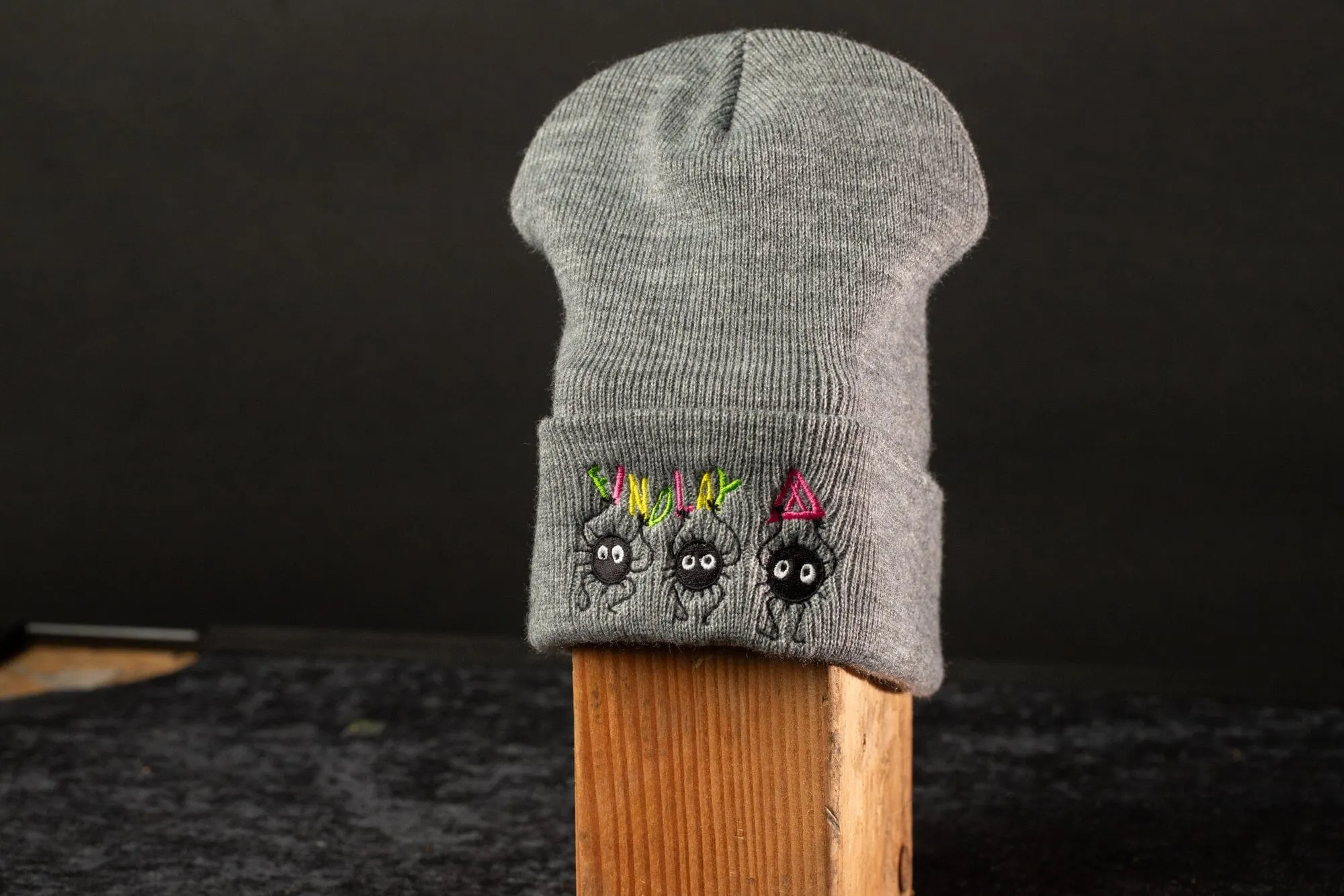 Dust Friend Embroidered Beanie