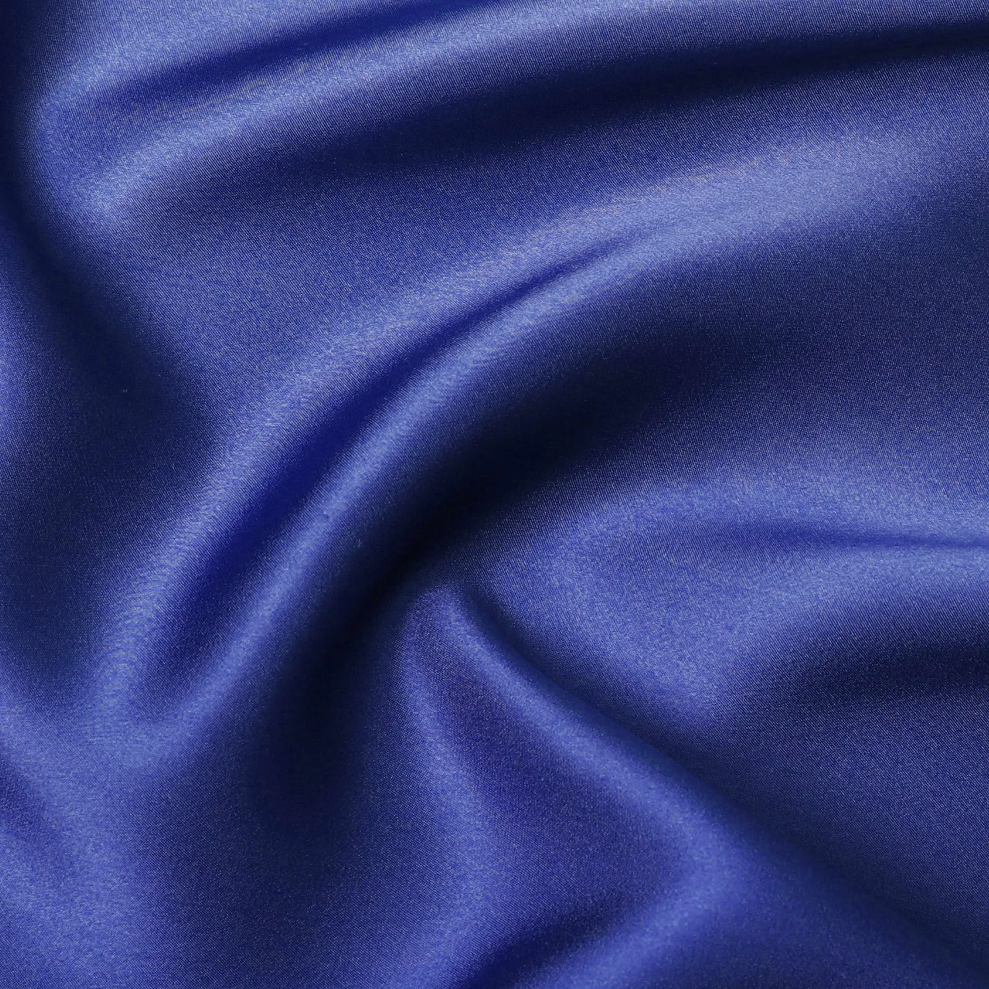 Elegant Ombre Blue Silk Satin Fabric, 110 cm Width - Imported from South Korea-D20243