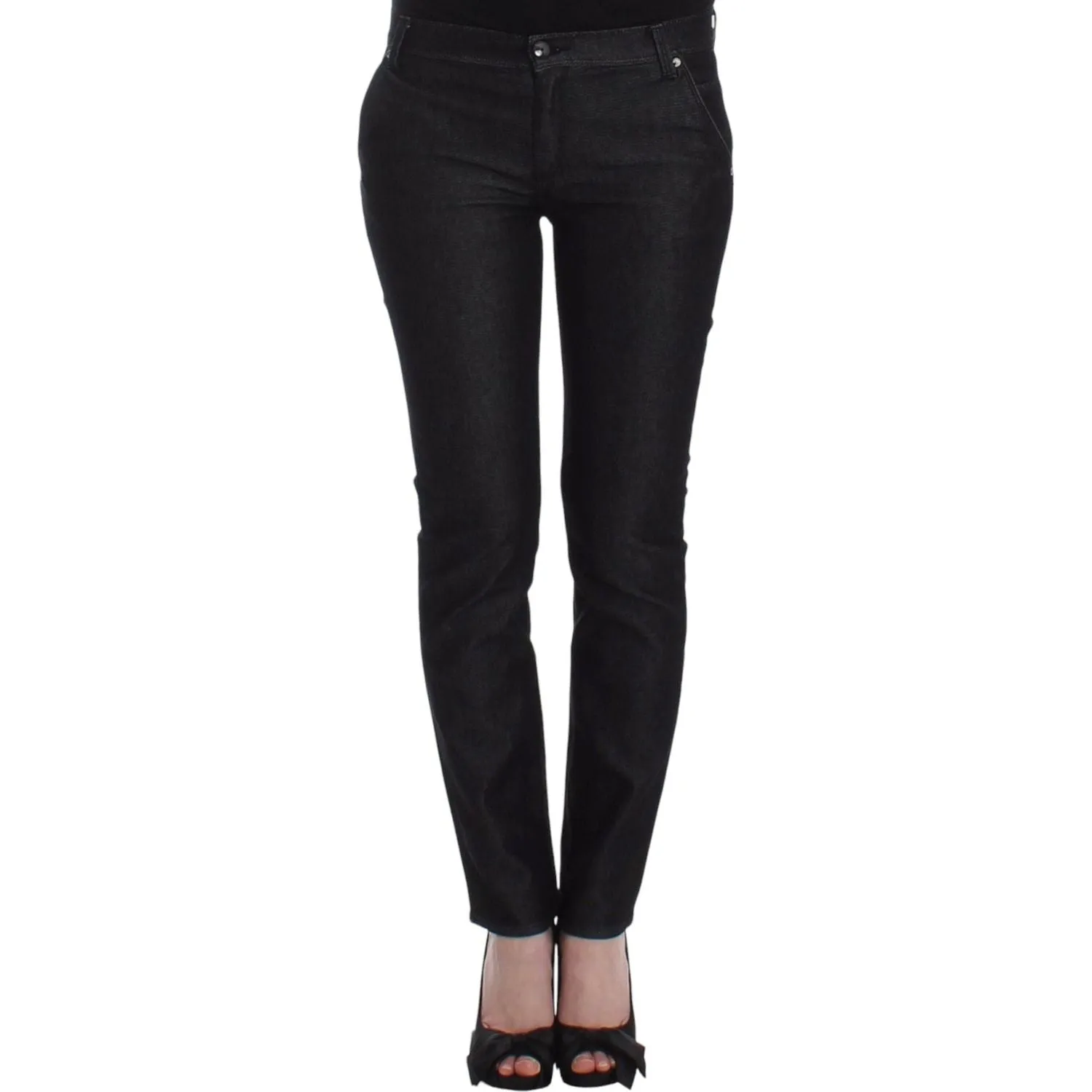 Ermanno Scervino Chic Black Skinny Jeans - Elegant & Slim Fit