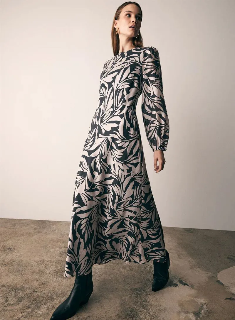 Esmaee Symphony Midi Dress - Symphony Print