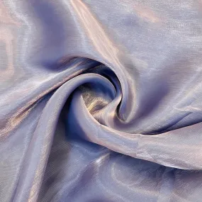 Exclusive Dark Blue Purple Solid Organza Fabric