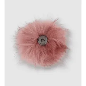 Faux Fur Detachable Pom Pom Rose