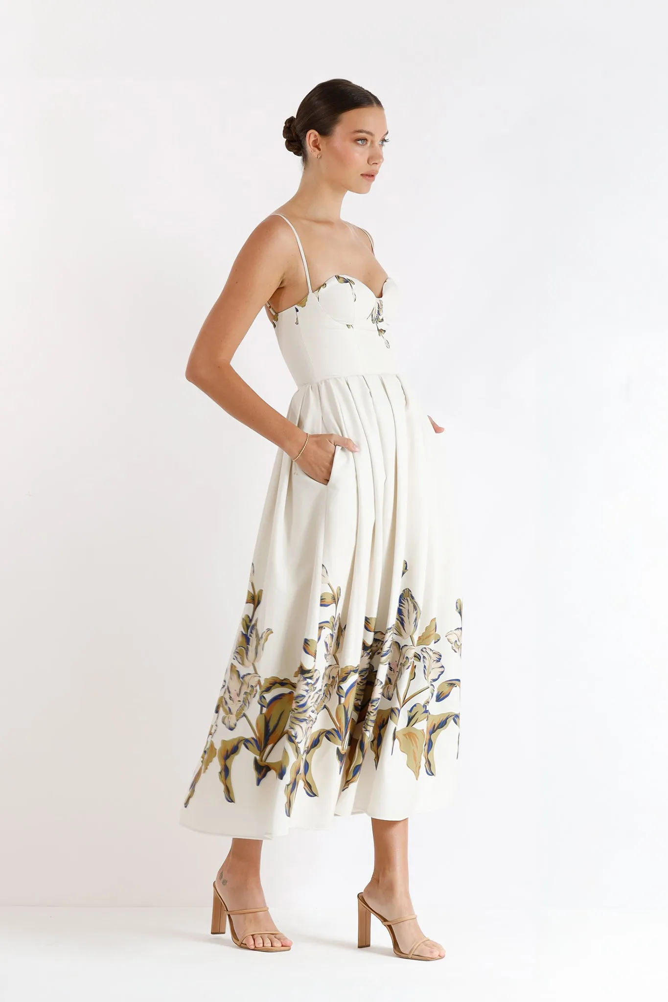 Flourish Flared Midi