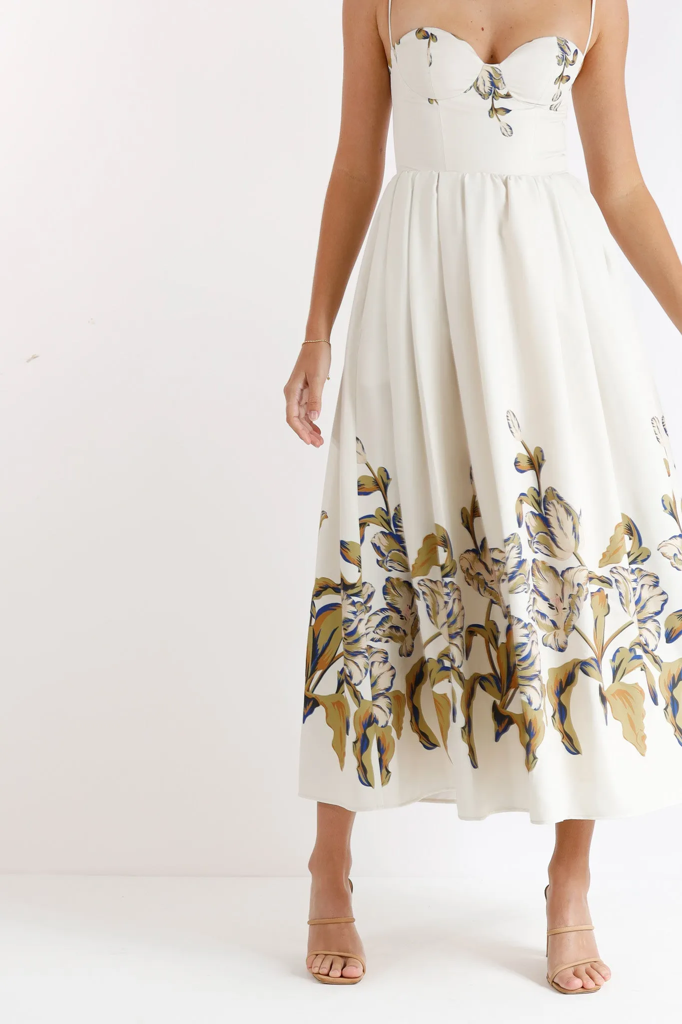 Flourish Flared Midi