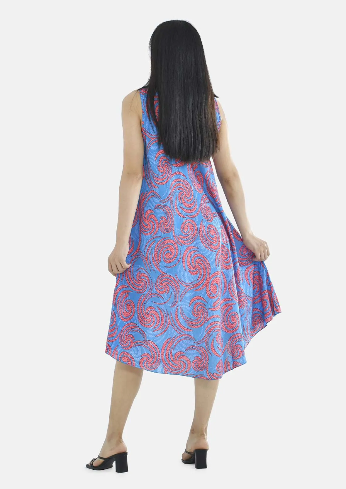 Flowy Midi Umbrella Dress