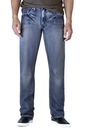 Flypaper Mens Straight Jeans Silver Haze Regular Fit