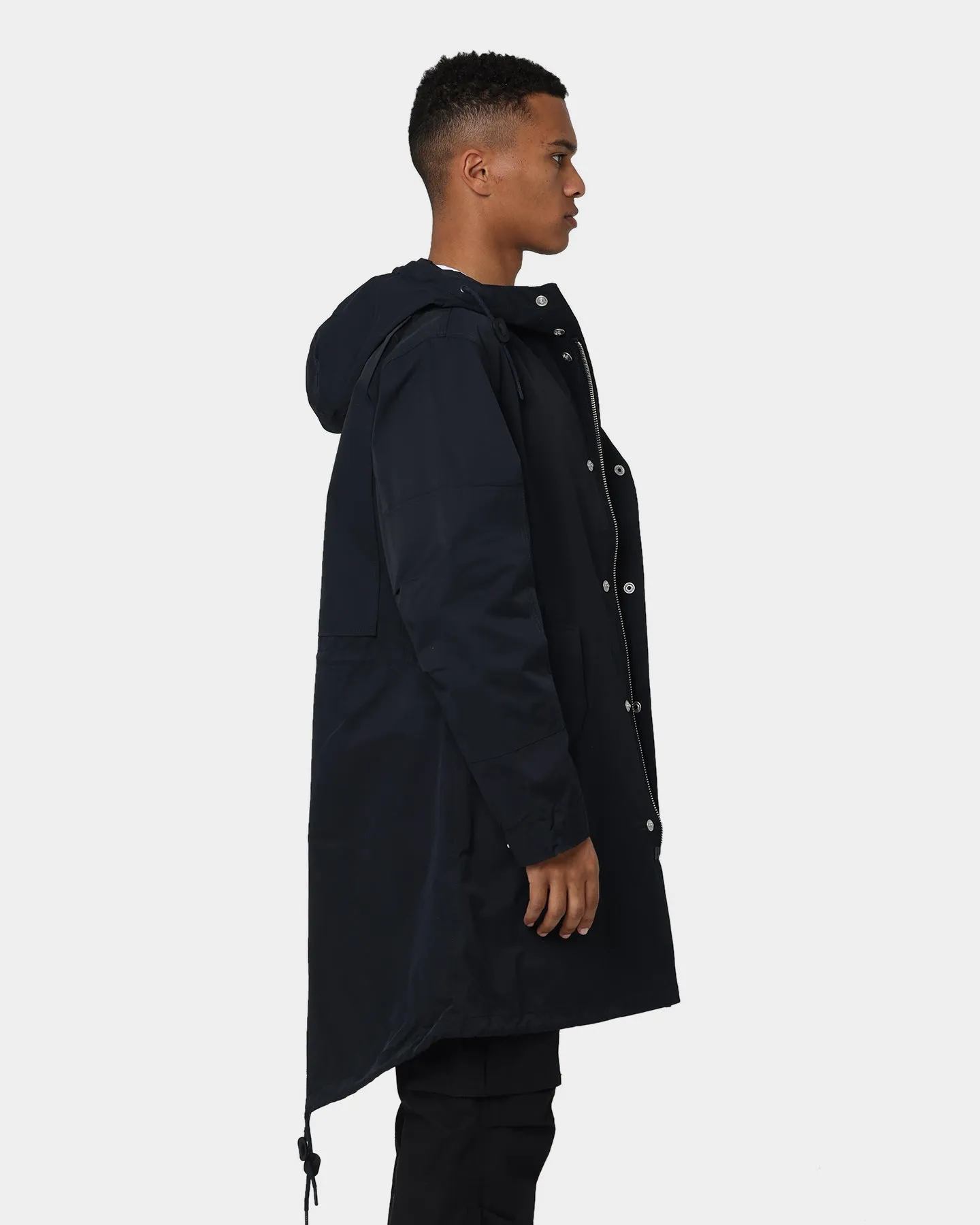 Fred Perry Shell Parka Jacket Navy