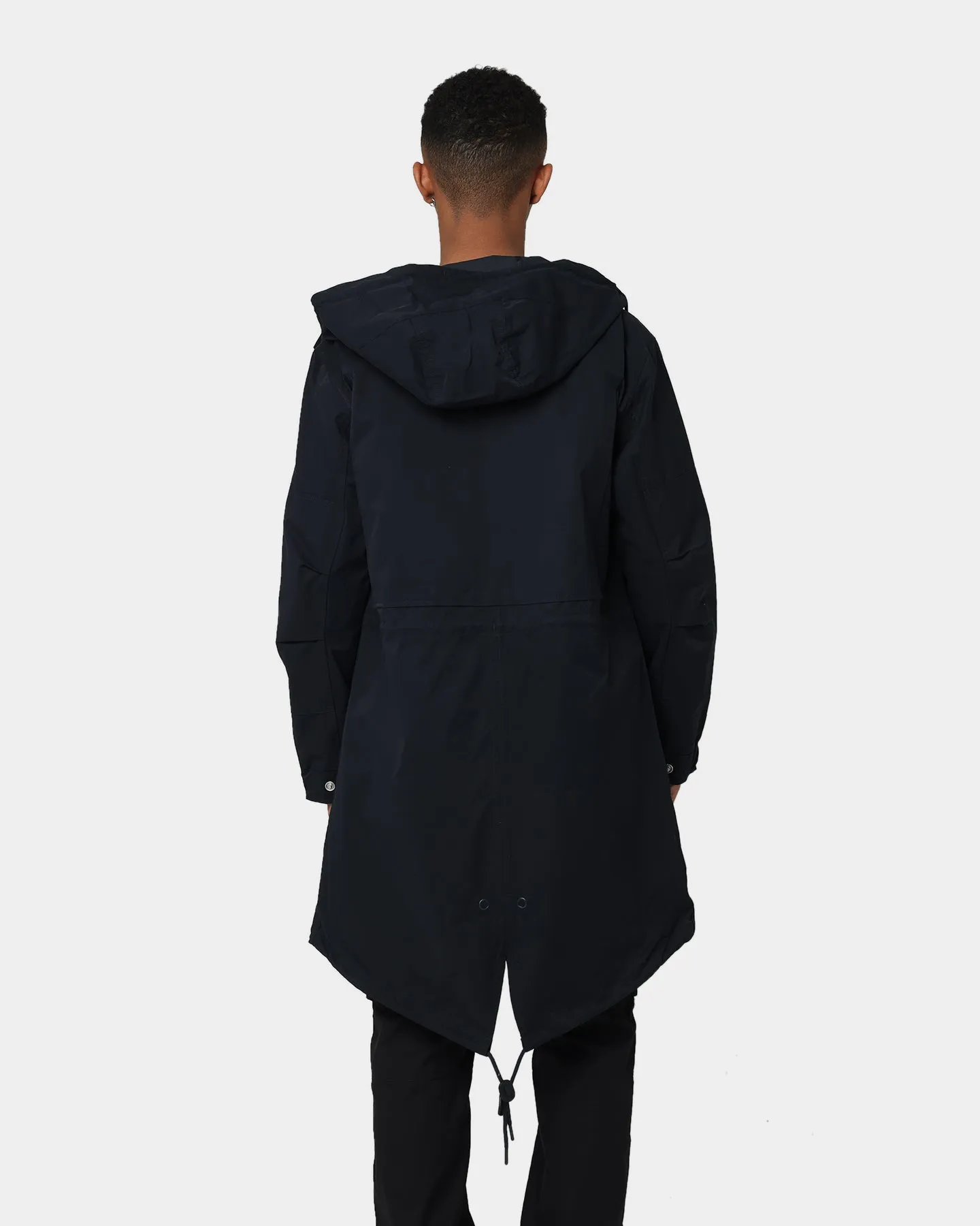 Fred Perry Shell Parka Jacket Navy