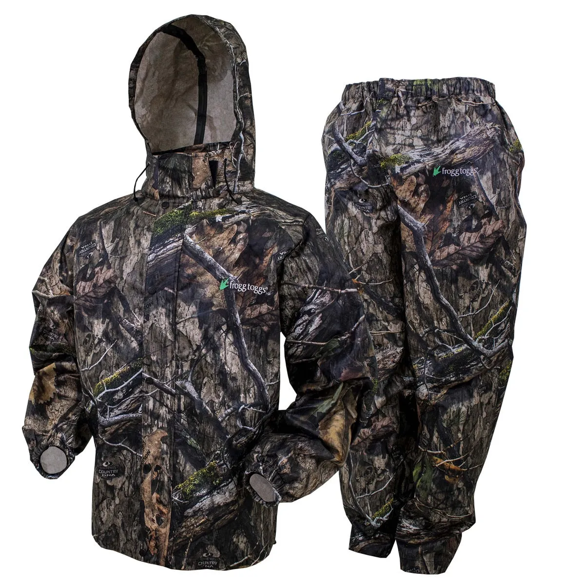 Frogg Toggs Mens Mossy Oak DNA Classic All-Sport Waterproof Breathable Rain Suit