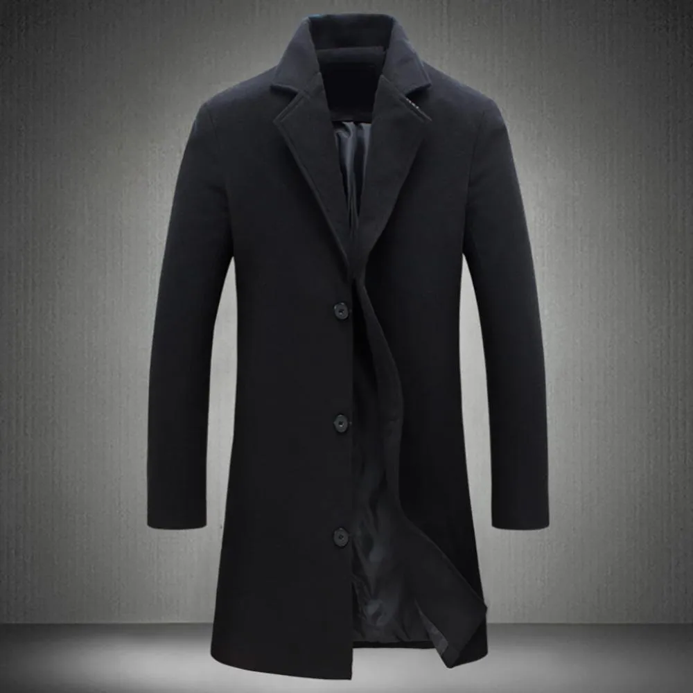 Funki Buys | Jackets | Men's Lightweight, Slim Fit Trench Coat