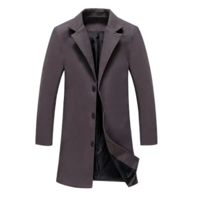 Funki Buys | Jackets | Men's Lightweight, Slim Fit Trench Coat