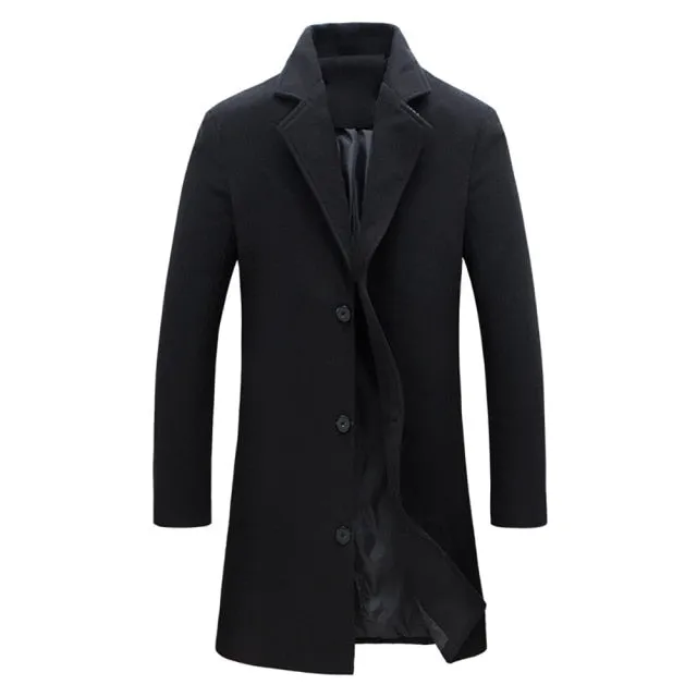 Funki Buys | Jackets | Men's Lightweight, Slim Fit Trench Coat