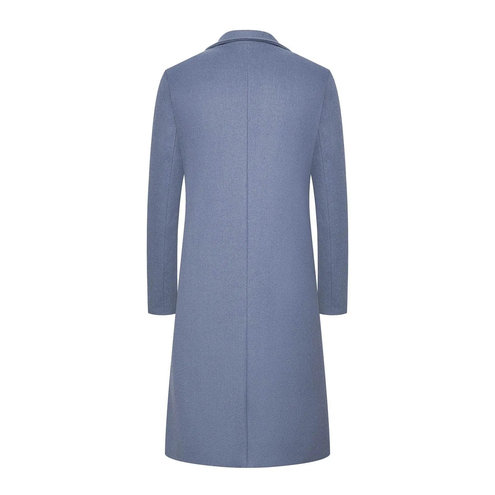 Funki Buys | Jackets | Men's Long Woolen Peacoat Overcoat