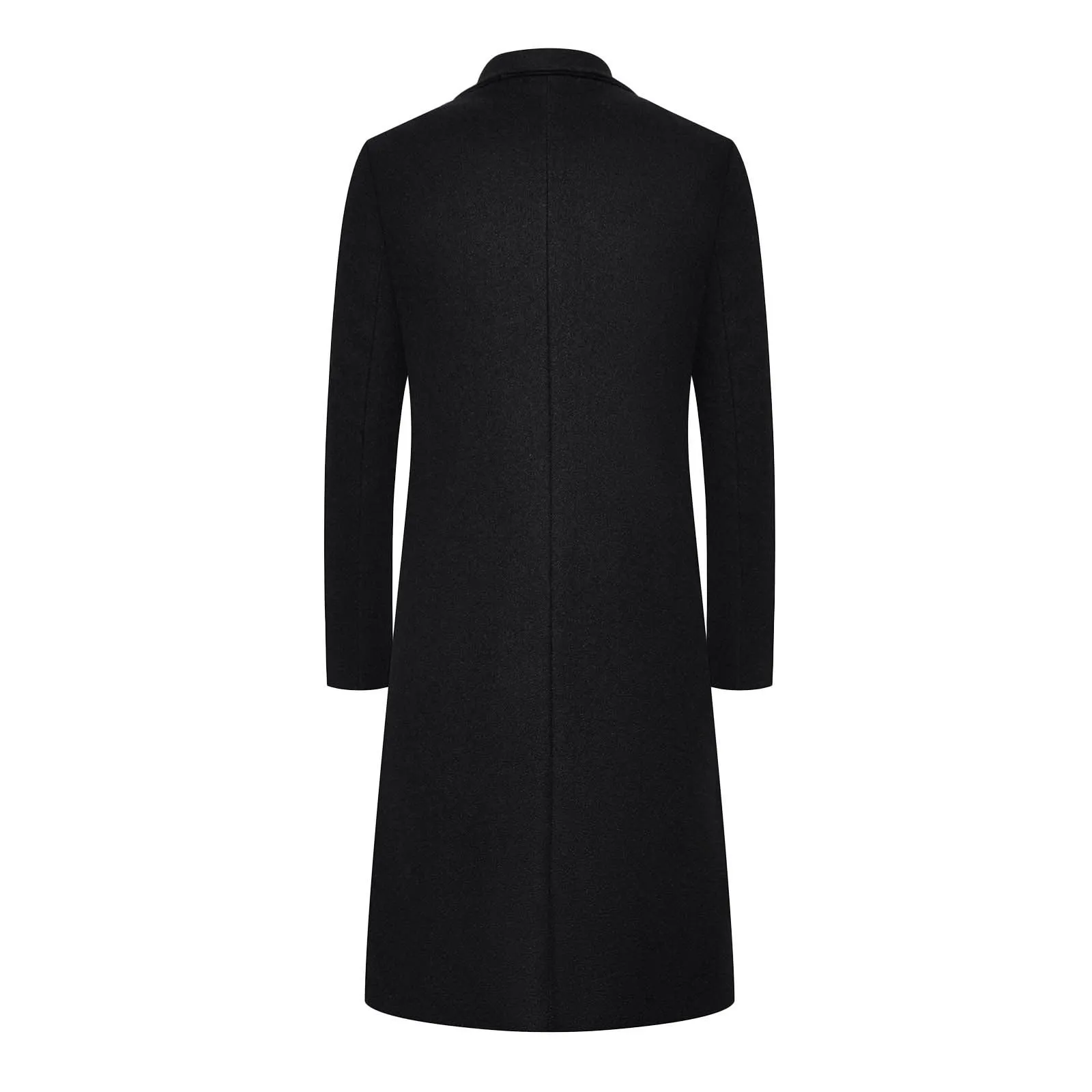 Funki Buys | Jackets | Men's Long Woolen Peacoat Overcoat